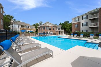 Resort-style swimming pool